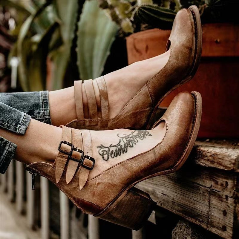 Angela | Sandalias vintage con tacón
