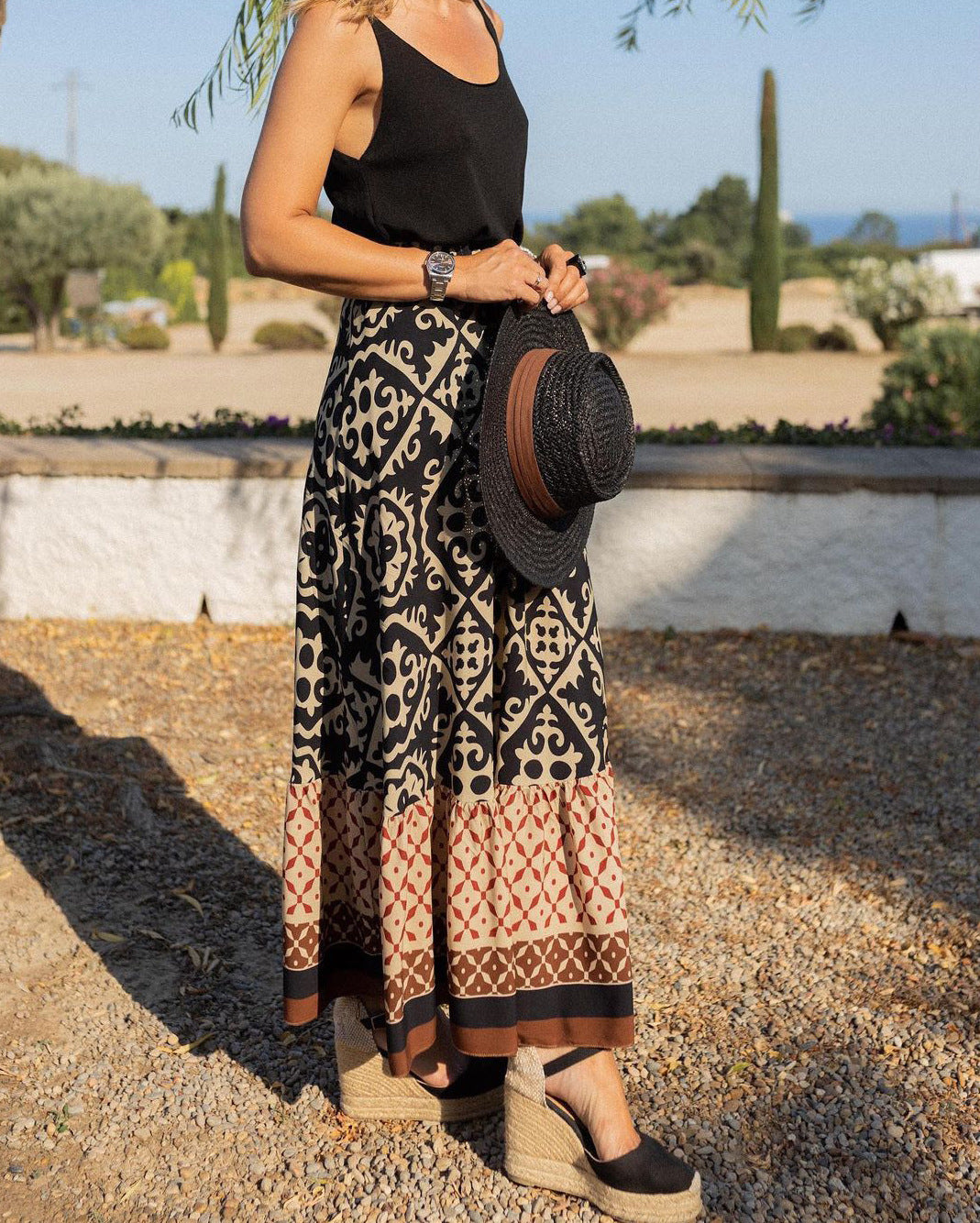 Aura | Falda larga boho Hily