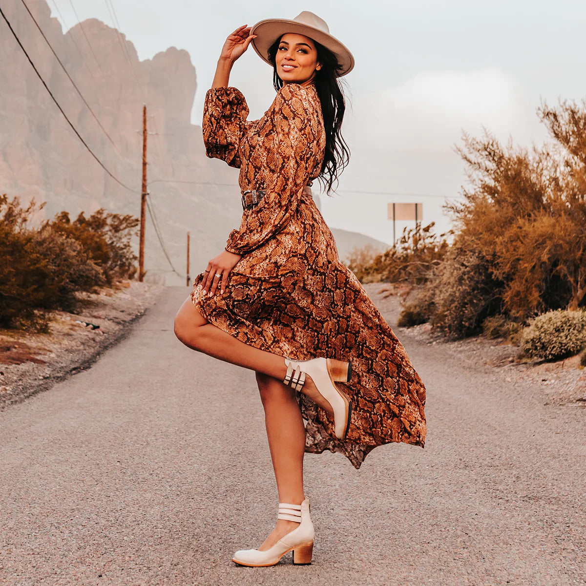 Angela | Sandalias vintage con tacón