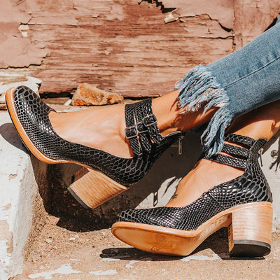 Angela | Sandalias vintage con tacón