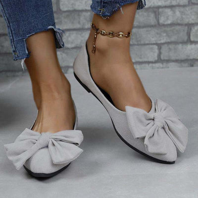 Luciana | Zapatos planos de punta puntiaguda