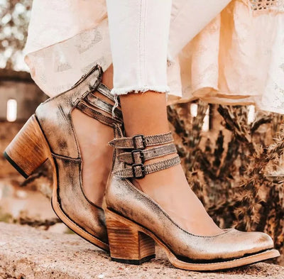 Angela | Sandalias vintage con tacón