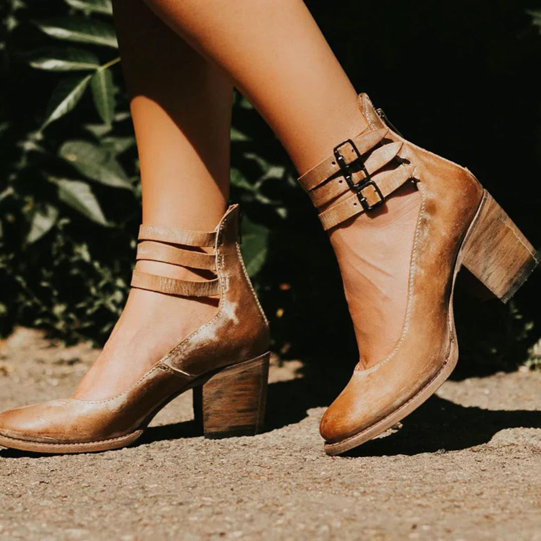 Angela | Sandalias vintage con tacón