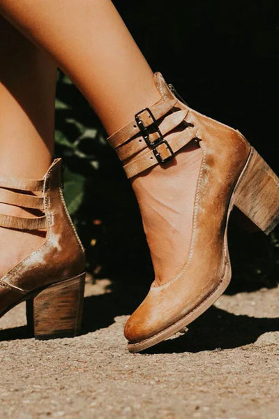 Angela | Sandalias vintage con tacón