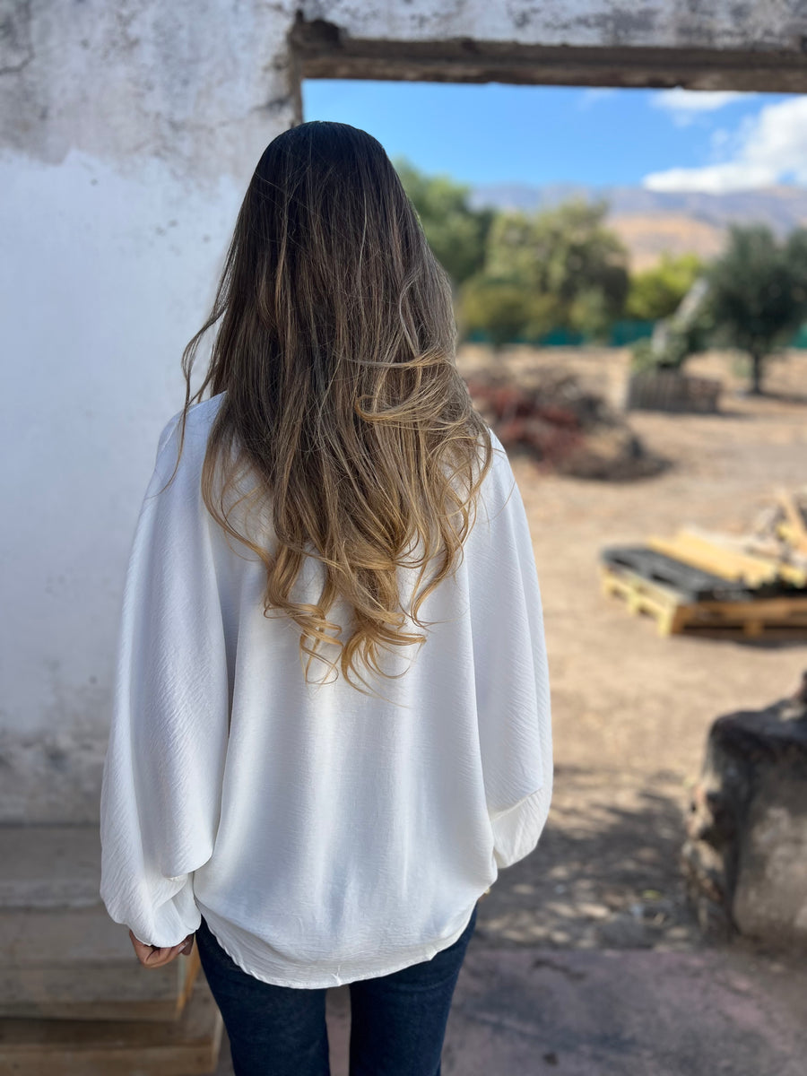 Lucía |Blusa larga con botones