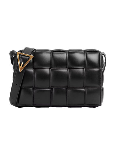Ana | Bolsa de piel acolchada tejida