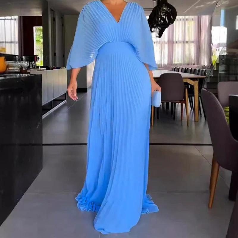 Pilar | Vestido Clásico Plisado
