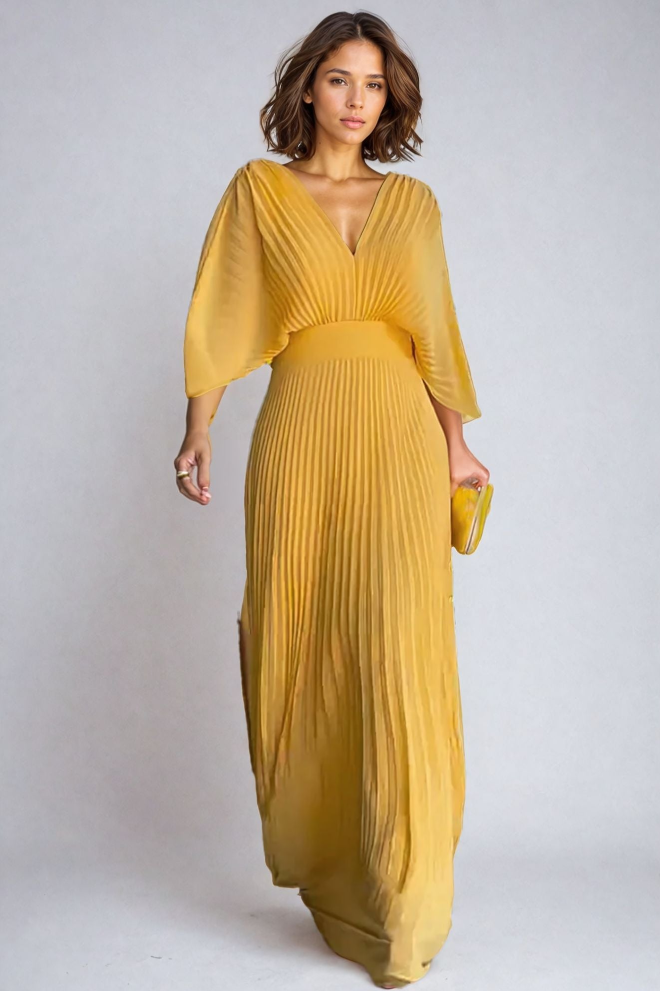 Pilar | Vestido Clásico Plisado