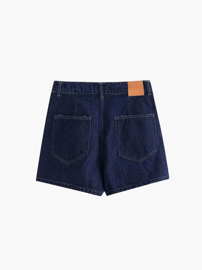 Lola |  Conjunto de dos piezas de top corto y falda vaquera