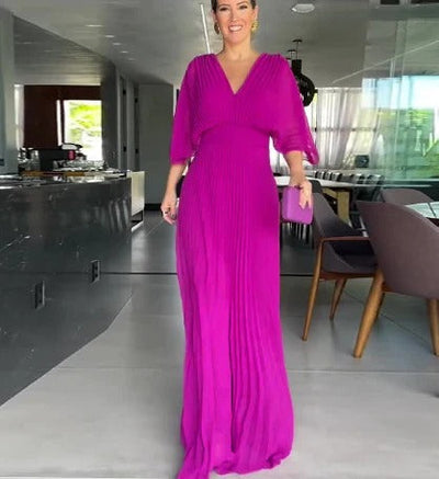 Pilar | Vestido Clásico Plisado