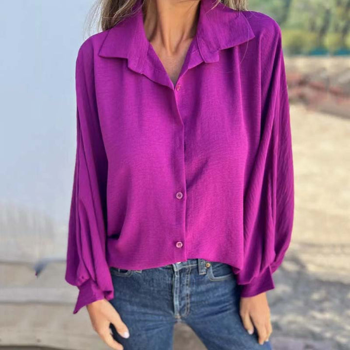 Lucía |Blusa larga con botones