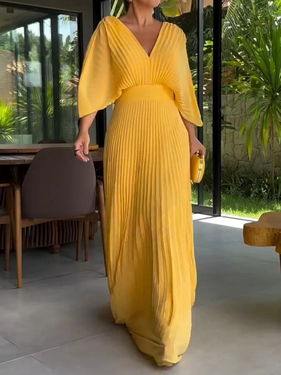 Pilar | Vestido Clásico Plisado
