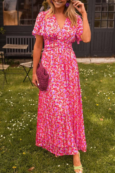 Catalina | Elegante Maxi Vestido con Cuello en V